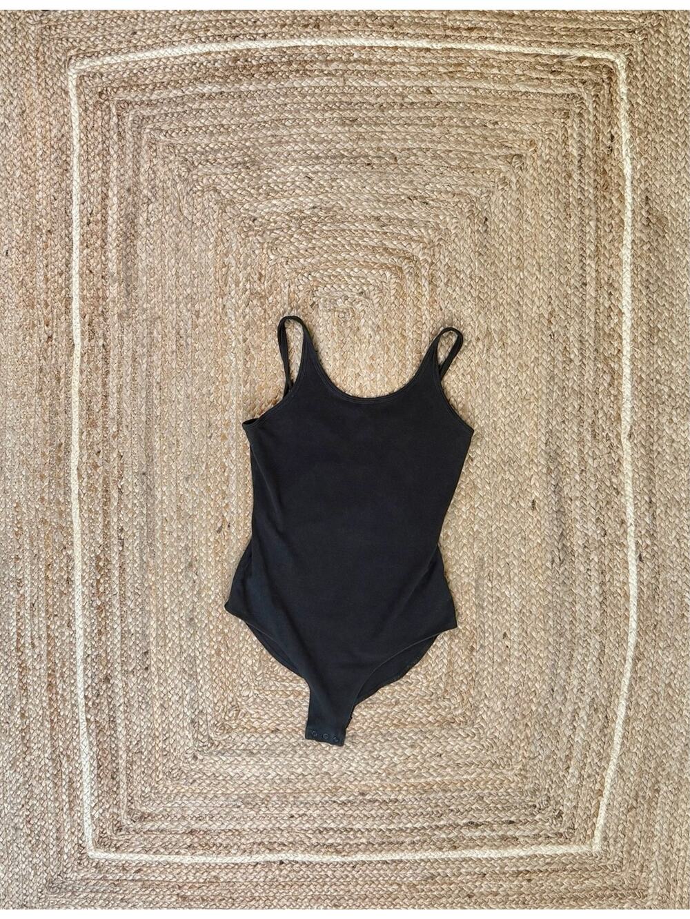 Womens Small Mossimo Supply Co. Black Strap Body Suit